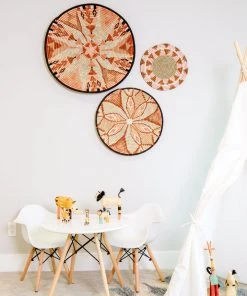 KAZI Peach Fleur Plate Home Goods