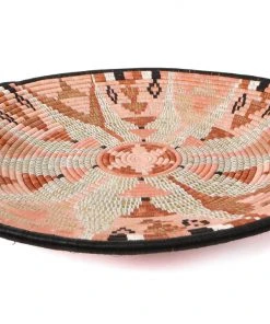 KAZI Peach Fleur Plate Home Goods