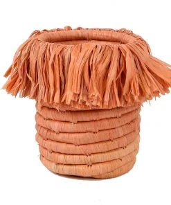 KAZI Peach Fringed Brush Cup