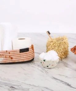 KAZI Peach Fringed Brush Cup