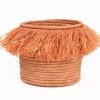 KAZI Home Goods Peach Fringed Large Catch All