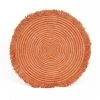 KAZI Peach Large Fringed Wall Charger
