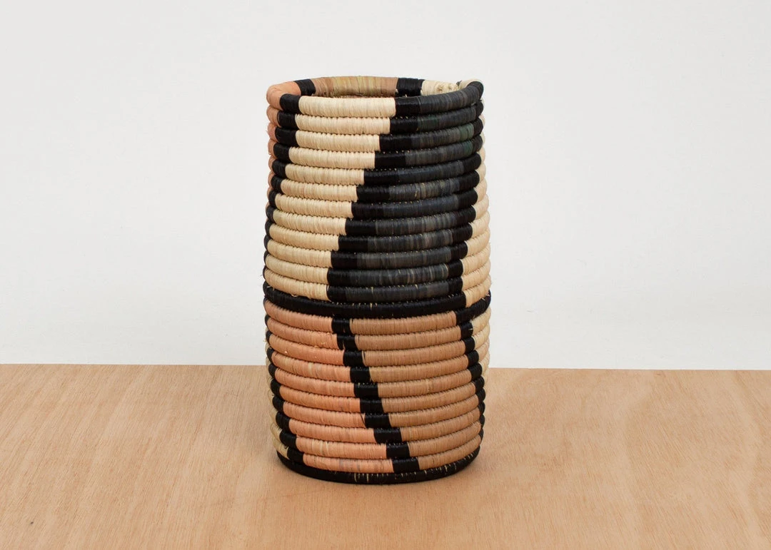 KAZI Peach Mstari Vase Home Goods KAZI Peach Mstari Vase Home Goods