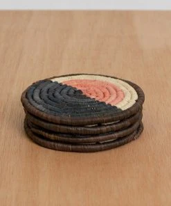 KAZI Home Goods Peach Soleil Coaster Set