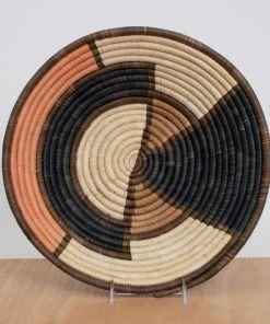 KAZI Home Goods Peach Totemic Extra Large Wall Bowl