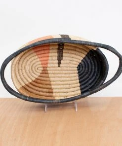 KAZI Peach Wheel Oval Basket