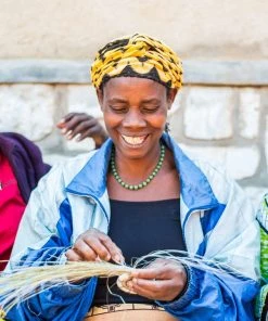 KAZI Home Goods Silver Blue Abstract Wall Decor