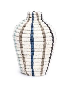 KAZI Silver Blue Atelier Vase Home Goods