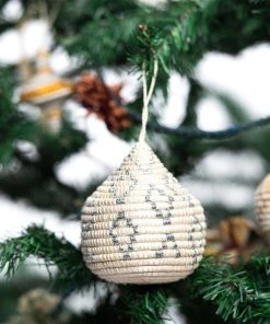 KAZI Silver Bulb Ornament 1 KAZI Silver Bulb Ornament