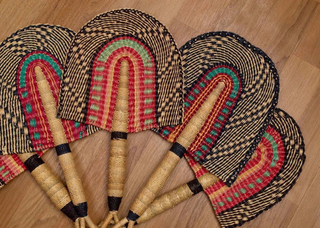 KAZI Home Goods Small Desert Rose Fan KAZI Home Goods Small Desert Rose Fan