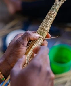 KAZI Home Goods Small Desert Rose Fan 5 KAZI Home Goods Small Desert Rose Fan