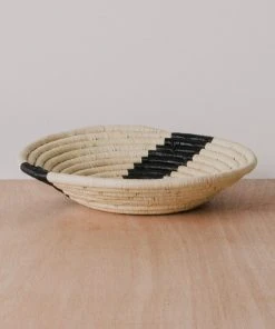 KAZI Best Sellers Striped Black + Natural Medium Bowl