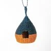 KAZI All Natural Teal Gourd Birdhouse
