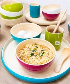 Bibol Khay Bamboo Serving Tray Kitchen + Dining