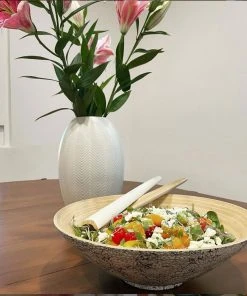 Bibol Kitchen + Dining Khup Bamboo Serving Bowl