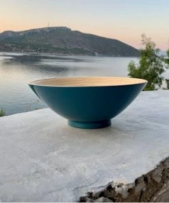 Bibol Kitchen + Dining Khup Bamboo Serving Bowl