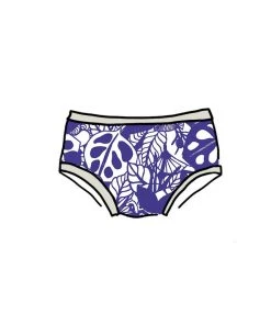 Thunderpants USA Kids' Blue Bloem Underwear Fair Trade