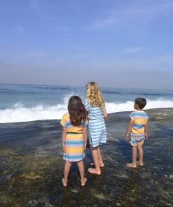 Honey Cake Tiger Kids' Sky's The Limit Short Sleeve Dress