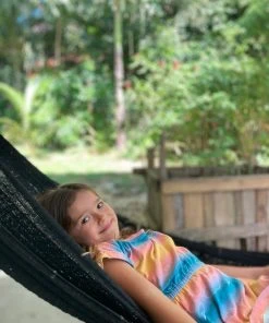 Honey Cake Tiger Kids' Sky's The Limit Short Sleeve Dress