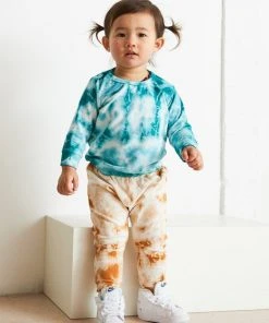 North Of West Best Sellers Baby's Tie Dye Harem Pants - Amber