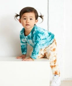 North Of West Best Sellers Baby's Tie Dye Harem Pants - Amber