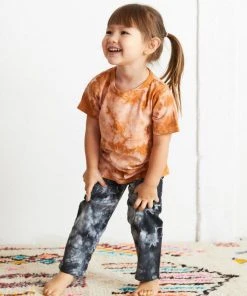 North Of West Kids' Tie Dye Tee - Amber