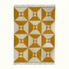Kiliim Cream + Yellow Arrows Wool Rug