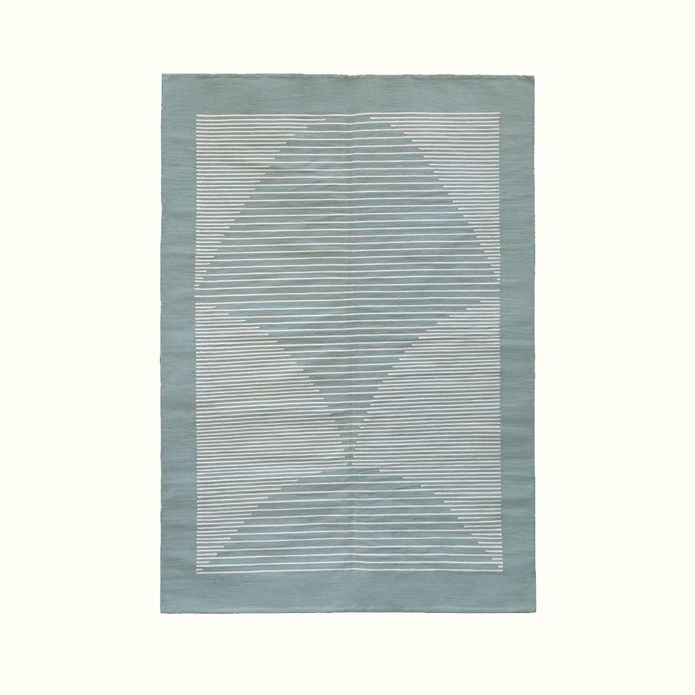 Kiliim Home Goods Mint Lotus Runner / Rug Kiliim Home Goods Mint Lotus Runner / Rug