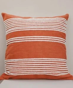Kiliim Orange Meadow Floor Cushion Cover Home Goods