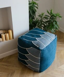 Kiliim Home Goods Palm Pouf