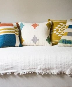 Kiliim Sahara Wool Throw Pillow Cover