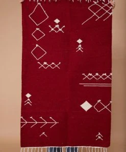 Kiliim Scattered Stitch Wool Runner / Rug