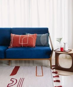 Kiliim Solid Temple Lumbar Pillow Cover