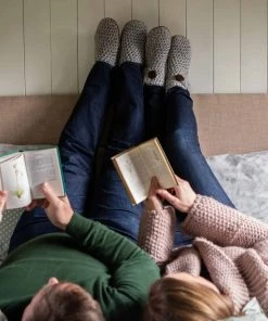 Kingdom Of Wow High Top Unisex Bamboo Wool Slippers