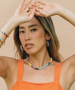 Kisiwa Jewelry Cuerda One Of A Kind Beaded Choker