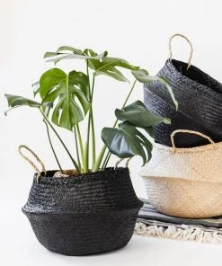 Amante Marketplace Kophinos Basket - Black