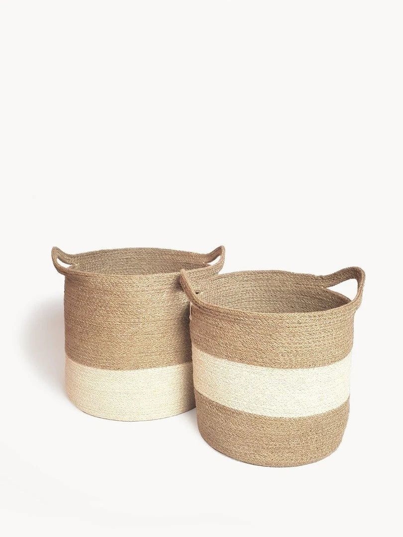 Korissa Agora Colorblock Basket Set