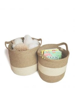 Korissa Agora Colorblock Basket Set