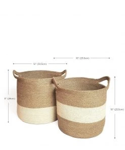 Korissa Agora Colorblock Basket Set