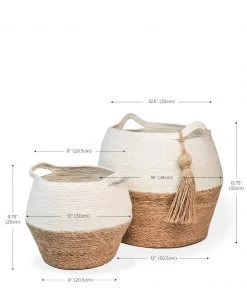 Korissa Home Goods Agora Jar Basket Set