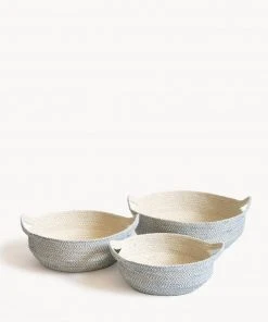 Korissa Amari Fruit Bowl Set - Blue Home Goods