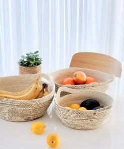 Korissa Amari Fruit Bowl Set - Brown