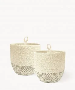 Korissa Home Goods Amari Loop Bin Set - Black