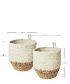 Korissa Amari Loop Basket Set - Natural