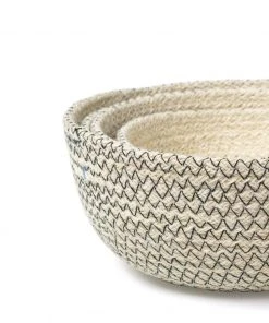 Korissa Home Goods Amari Round Bowl Set - Black