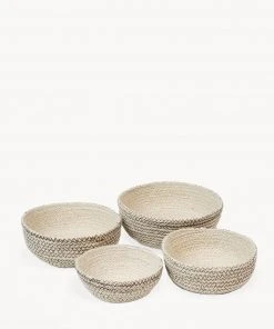 Korissa Amari Round Bowl Set - Brown