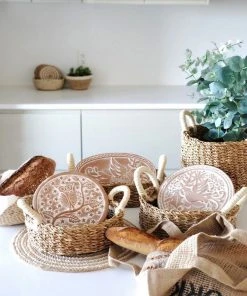 Korissa Best Sellers Bread Warmer + Basket - Bird Oval