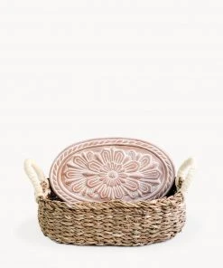 Korissa Bread Warmer + Basket - Flower