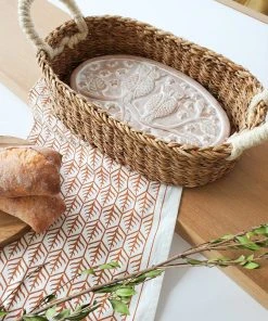 Korissa Bread Warmer + Basket - Owl Oval 2 Korissa Bread Warmer + Basket - Owl Oval