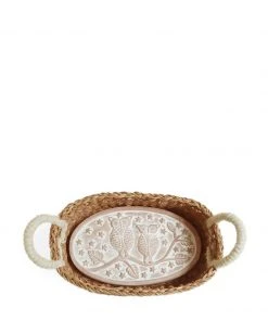Korissa Bread Warmer + Basket - Owl Oval 6 Korissa Bread Warmer + Basket - Owl Oval